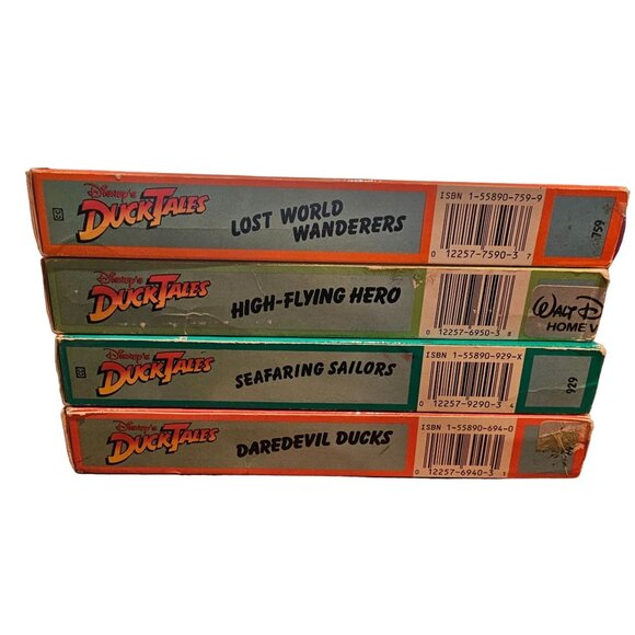 Walt Disney Home Video DuckTales VHS Video Tapes Lot Of 4 UNTESTED Cartoons - Picture 5 of 16